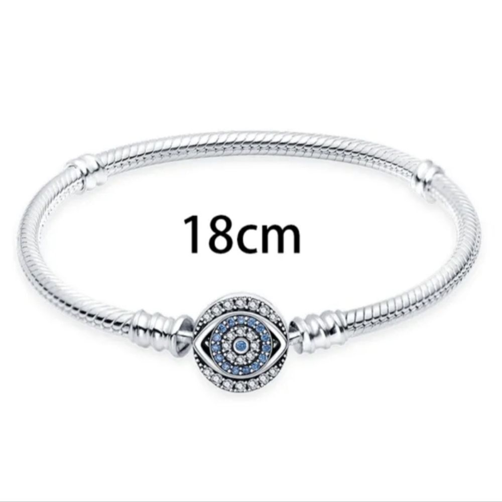 925 Sterling Silver Evil Eye Bracelet